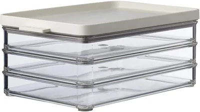 Obrázek produktu pro Mepal 6 kusů chladničky omnia plátky 3 vrstvy - severská bílá 106416032500