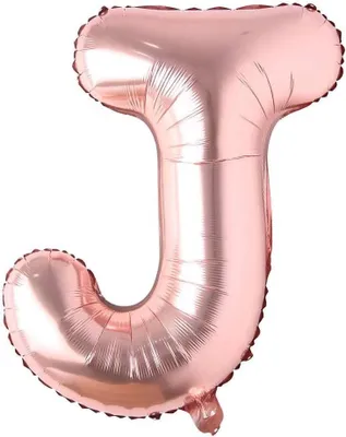 Produktbild von Geburtstagsdekorationen Rosa Ballon Mit Buchstabe J