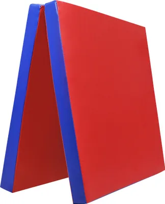Produktbild von Grevinga® klappbare Leichtturnmatte | VB 80 | 200 x 100 x 6 cm | ROT-BLAU