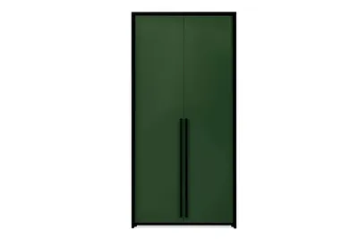 Produktbild von Kleiderschrank ZULA grün, 105x215x64 cm, mit 2 Einlegeböden und Kleiderstange