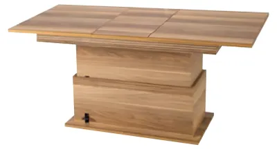 Produktbild von Couchtisch Ausziehbarer Esstisch Tisch Holz Braun Kaffeetisch Möbel