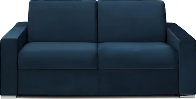 Produktbild von Vente-unique 4905451340957, Sofabett, Wohnzimmer, Blau, 3 Sitz(e), Stoff, Polyester