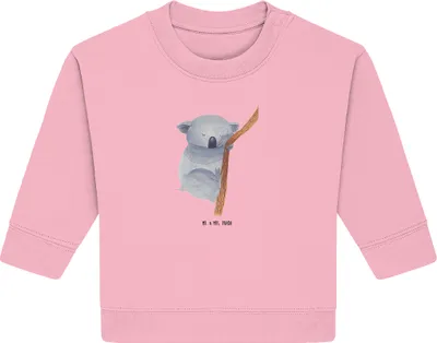 Produktbild von Mr. & Mrs. Panda Organic Baby Pullover Koalabär 24. - 36. Monat - Baumwolle Pink - Geschenk, Träumen, Traumland, Schlafzimmer, Traum, Lustige Sprüche, Koala, Bullover, Bär
