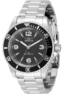 Immagine prodotto di Invicta Specialty 49335 Orologio da Uomo - Movimento al Quarzo - Acciaio Inossidabile con Quadrante Nero - 40 mm