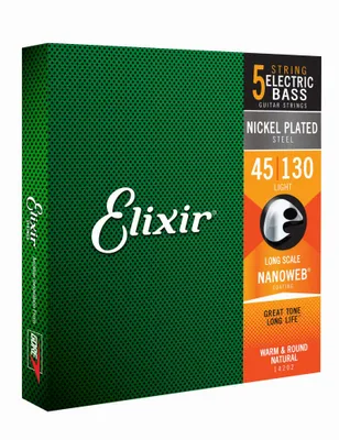 Immagine prodotto di Elixir Bass Nanoweb Nickelwound