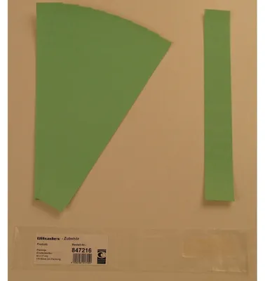 Produktbild von Einsteckkarten für 20mm Einsteckschiene 40x17mm VE=170 Stück lind