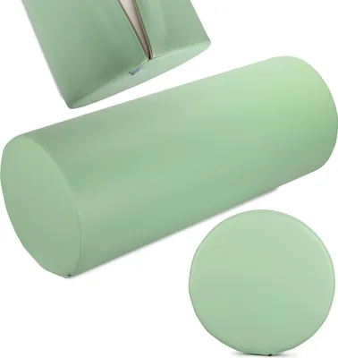 Produktbild von Habys Lagerungsrolle, Vollrolle, Nackenkissen, Lagerungskissen, Nackenrolle, Knierolle für Massage und Therapie, Fitnessrolle, 40x100cm Grün