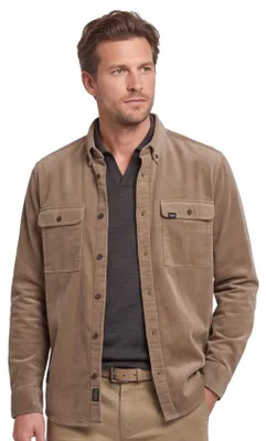 Produktbild von Overshirt Camel Active braun geprint
