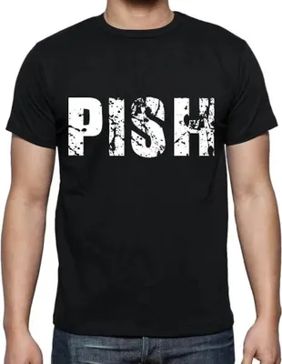 Produktbild von Herren Grafik T-Shirt Pish Öko-Verantwortlich Vintage Jahrgang Kurzarm Lustige Druck Geburtstag Geschenk Mann