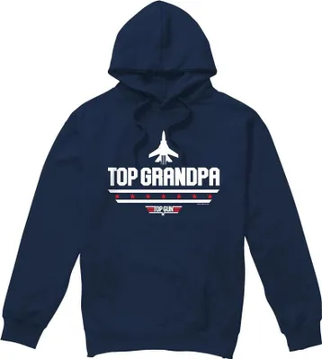 Obrázok produktu pre Top Gun - Mikina s kapucňou "Top Grandpa" pre mužov - Deň otcov TV9166 (L) (Navy)