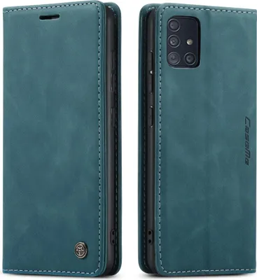 Obrázek produktu pro Samsung Galaxy A51 kryt mobilního telefonu flipové pouzdro flipové pouzdro tmavě azurově modré