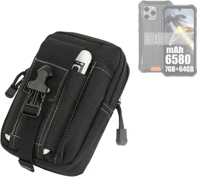 Produktbild von K-S-Trade Gürtel Tasche kompatibel mit Blackview BV5300 Pro Gürteltasche Holster Schutz Hülle Handy Hülle Smartphone outdoor Handy-Hülle schwarz