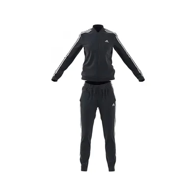Produktbild von adidas Trainingsanzug für Damen im 3 Streifen Design, Farbe:Dunkelblau, Größe:S