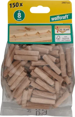 Produktbild von Wolfcraft Langholzdübel 8,0 x 40 mm
