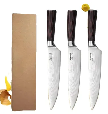 Produktbild von Küchenmesser, ergonomischer Griff, vielseitige Verwendung, 3PCS