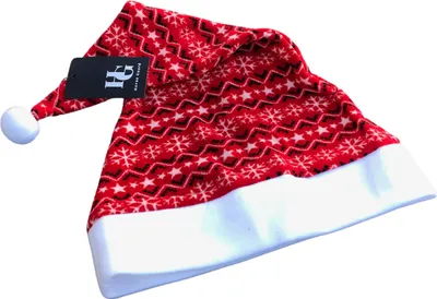 Produktbild von Horse Guard Christmas Santa Horse Reitmütze Weihnachtsoutfit rot Reiter Pferd