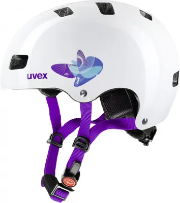 Produktbild von Uvex Kid 3 butterfly blue 51-55 cm / XXS-S Kinderfahrradhelm Fahrradhelm Rad Bike Schutz Helm Fahrrad Scooter Inliner Skate Kinder