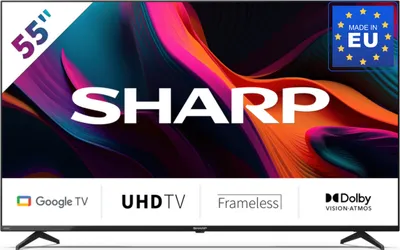 Sharp | 55GL4260E | 55 Zoll (139 cm) | Smart-TV | Google TV | 4K UHD
