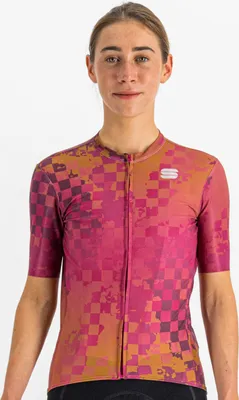 Produktbild von SPORTFUL Kurzarm Fahrradtrikot - ROCKET - Cyclamen/Braun M