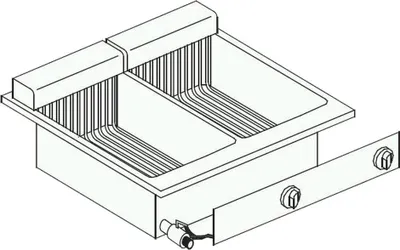 Image de Friteuses électriques 2x10 L