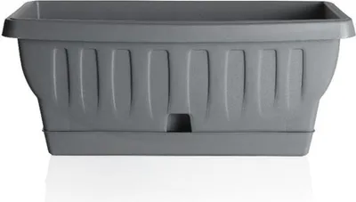Obrázek produktu pro BAMA Truhlík Natura, šedá Množství: 1 ks, Rozměry: 50 cm