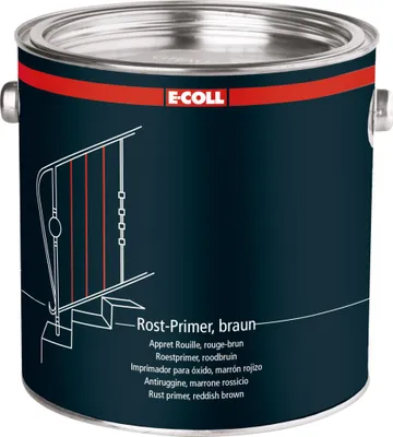 Produktbild von E-Coll Rostprimer 2,5L Eimer rotbraun , 4317784305327