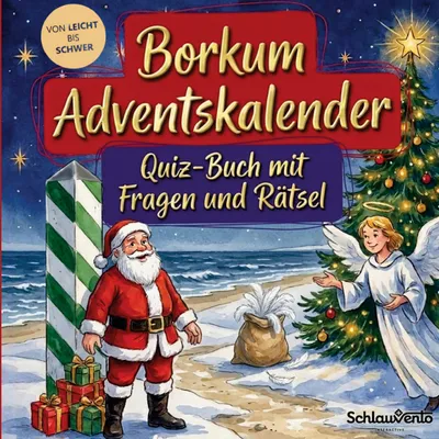 Produktbild von Borkum-Adventskalender: Quiz-Buch mit Fragen und Rätsel