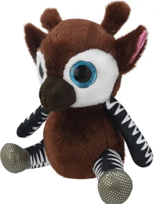 Produktbild von Wild Planet Orbys Okapi Waldgiraffe Plüschtier, handgenäht aus europäischen Stoffen, 15 cm