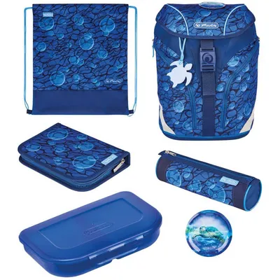 Produktbild von herlitz Schulranzen SoftLight Plus GREENline "Deep Sea" für Grundschüler