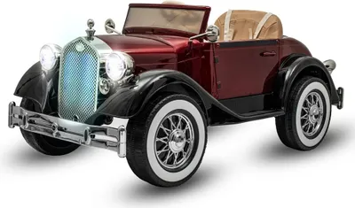 Obrázok produktu pre Retro elektrické auto 4x4 Baby Mix natreté na červeno