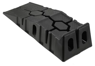 Immagine prodotto di Rampette di accesso per auto - Robuste rampa per auto - 1 paio - 90 x 33 x 22 cm - Acciaio inossidabile - Antiscivolo - Nero - Ideali per cambi d'olio e riparazioni