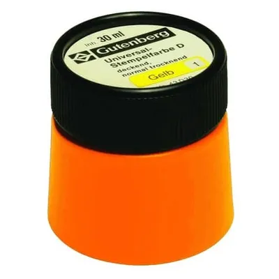Produktbild von Stempelfarbe Universal D 30ml gelb