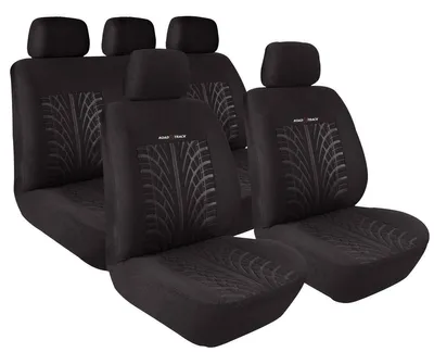 Zdjęcie produktu dla Zestaw pokrowców samochodowych Lampa Road-Track Velvet Polyester Fabric Black