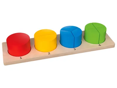 Produktbild von Playtive Holzpuzzle Montessori Geometrie 375261 Kreis