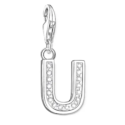 Produktbild von Thomas Sabo 0243-051-14 Charm-Anhänger Buchstabe U Zirkonia Sterling-Silber