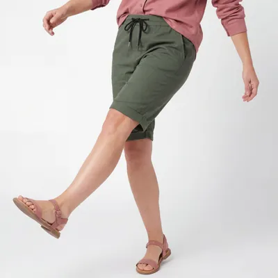 Produktbild von Chinoshorts Damen Kurze Freizeithose mit Stretch 36 38 40 42 44 Knitterlook
