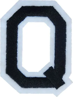 Produktbild von Buchstaben Initialen Alphabet ABC Bügelbild Patch Miniblings 4,5 Buchstabe neu Q