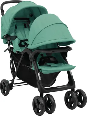 Immagine prodotto di Maison Exclusive - Passeggino gemellare tandem verde acciaio
