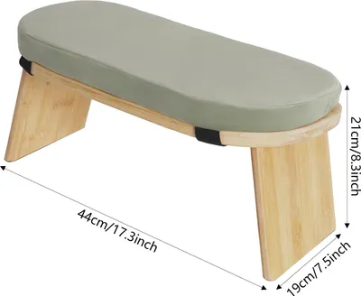 Produktbild von Meditationshocker, klappbar, ergonomisch, kratzfest & stoßfest, grün