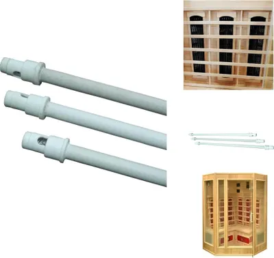 Produktbild von Keramikstrahler Infrarotstrahler 250 Watt 64cm Heizstrahler Infrarotkabine