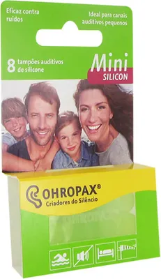 Produktbild von Ohropax Mini Silikon Silikon Ohrstöpsel 8 Einheiten