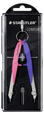 Produktbild von STAEDTLER Mars comfort 556 Präzisions-Geometriezirkel, neon edition pink/violett
