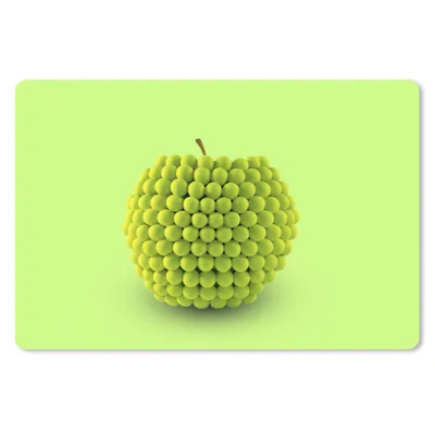 Produktbild von MuchoWow® Schreibtischunterlage Künstlicher Apfel 60x40 cm - XXL Mauspad - Großes Mauspad