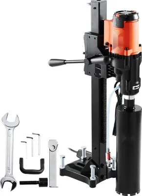 Produktbild von Diamantkernbohrmaschine 3200 W - Nass- und Trockenbohrungen - Hochleistungs-Kernbohrgerät mit 20 cm Bohrdurchmesser