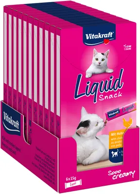 Obrázek produktu pro Vitakraft Katzensnack Cat Liquid Snack Chicken - 11 x 90g