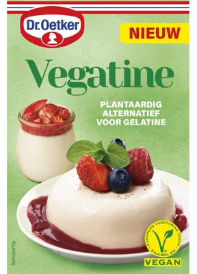Produktbild von Dr. Oetker Vegatine 16g – Vegane Gelatinealternative für Desserts & Kuchen