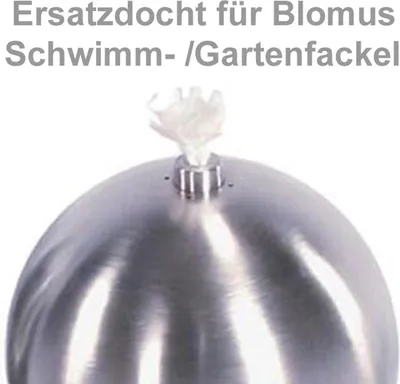 Produktbild von Blomus Ersatzdochte für Schwimmfackeln und Gartenfackeln