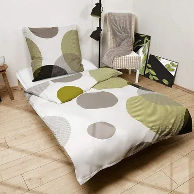 Produktbild von Famanu Bettwäsche Set – 100% Baumwolle – temperaturregulierend – mehrfarbig