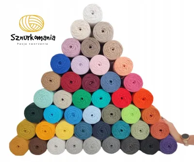 Produktbild von Sznurkomania Geflochtenes Baumwollseil Makramee 3mm 100m