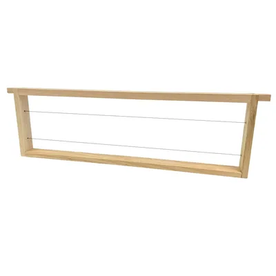 Image de 60 cadres DADANT US miel 141 avec côtés DROITS 482 x 141 mm modifiés